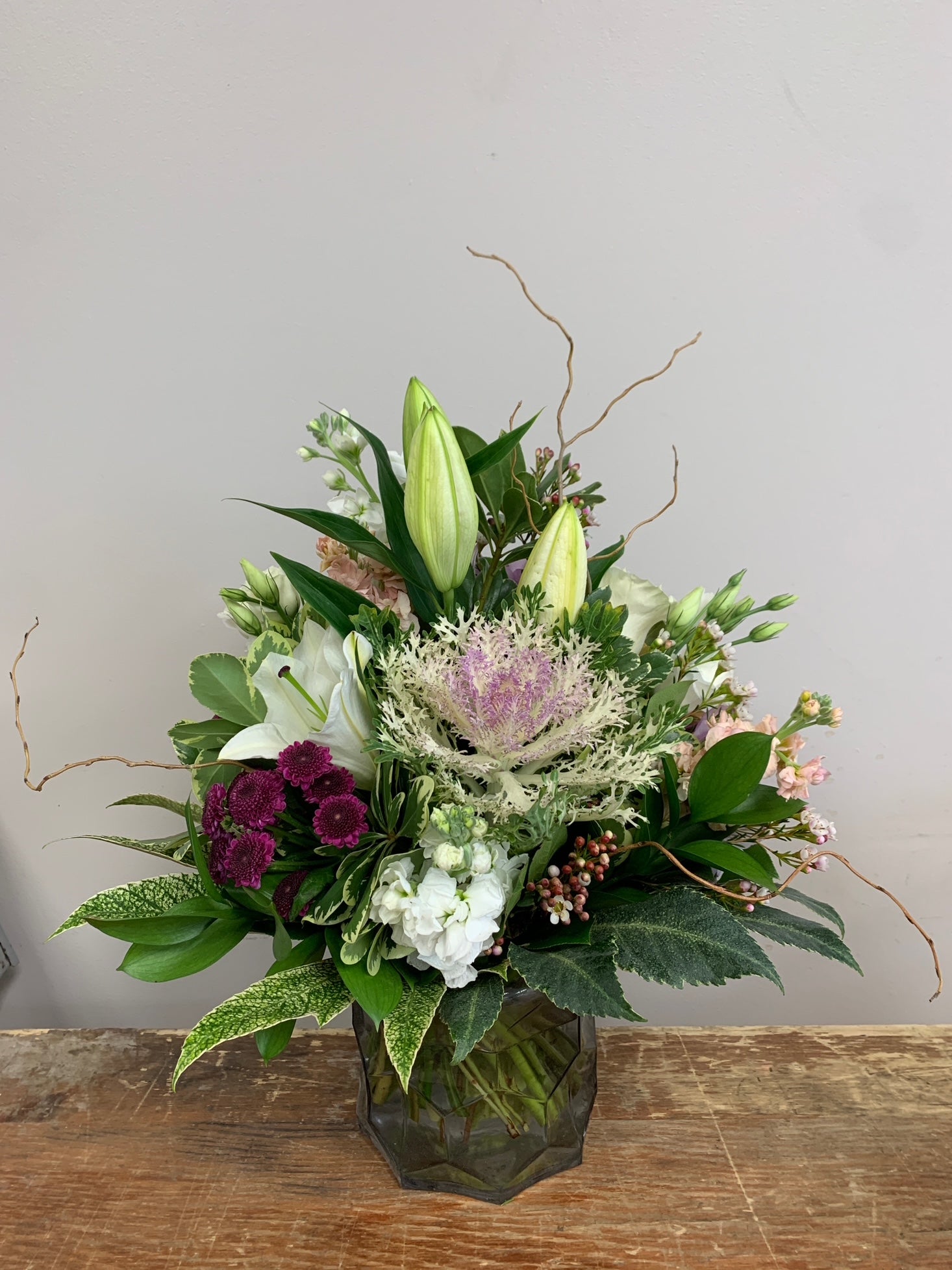 Winter Table Arrangement